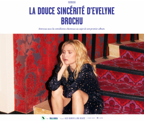 Evelyne Brochu’s sweet sincerity You and Felix collaborated together on Je cours a few years a