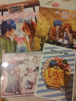 ajerzaaddict:  Fan made Jerza calendar and fanbook I bought from a Japanese Jerza fan.In respect to the artists, I’m not going to share the contents.