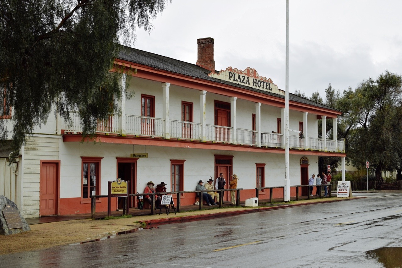 Rainy day in San Juan Bautista