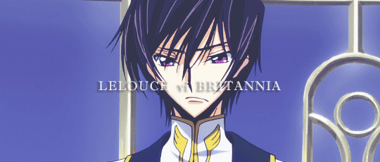Code Geass Lelouch Lamperouge Staring GIF
