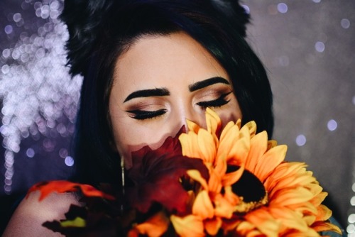 blxckwoxlf:Flower puppy