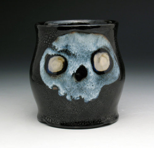 Porn photo skull-a-day:  Skull pottery by Nicole Pangas