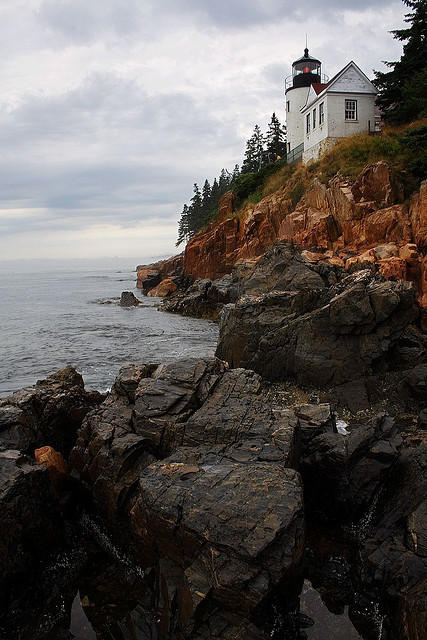 brutalgeneration:  Bass Harbor Head Lighthouse by Robby Edwards on Flickr.  more +here+