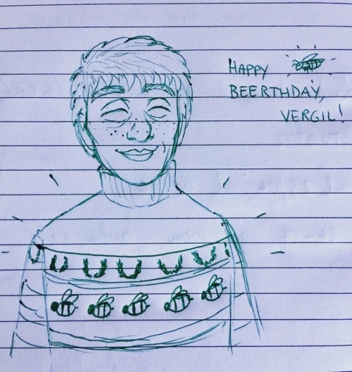 chelidonart:It’s the 15th of October, which means it’s time to celebrate Vergil’s 