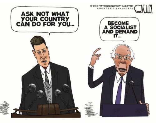 itsjsilveira:somethingmissingthiswaycomes:missalsfromiram:This cartoon is supposed to be anti-Bernie