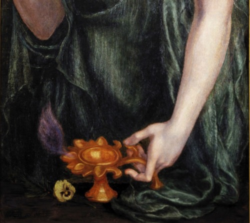 Mnemosyne by Dante Gabriel Rossetti, 1881.