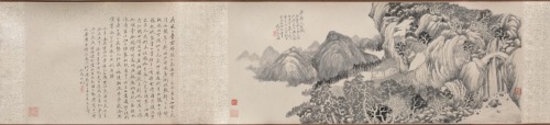 Dream Journey to Mt. Tiantai, Qian Du, 1814, Cleveland Museum of Art: Chinese ArtSize: Overall: 29.8