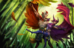 leagueoflegendsallday:[Original] Rakan and