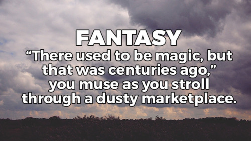 ouroboroscyclegroup: Every Literary Genre Summed Up in a Single Sentence