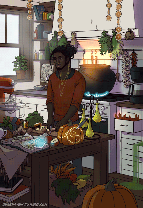brenna-ivy: It is done! The Modern Male Witch: Kitchen is here! :DHe is a bit messy, but he can alwa