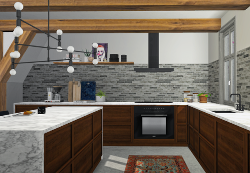 sanoysims: “Eik” kitchen set (TS4) I know it’s been a while since I shared something with you guys, 