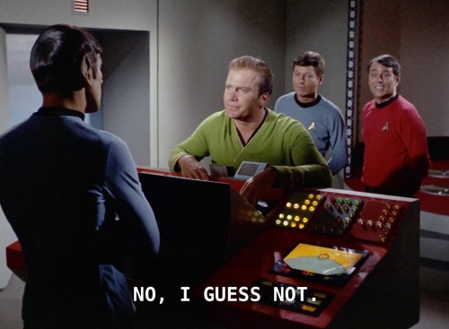 Spock Radiates Such Powerful Gay Energy