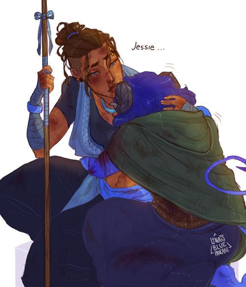 swallowtailed: linaisbluepancake: My heart explodes every time Jester gets scared/sad/shaken and Bea