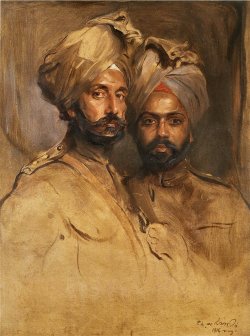 12: de László:, Two Sikh Officers (Rasaldar