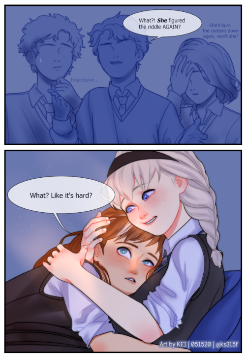 Hogwarts!AU | Request by @lilcarts21Just a little continuation to this! Of course Anna couldn’t care