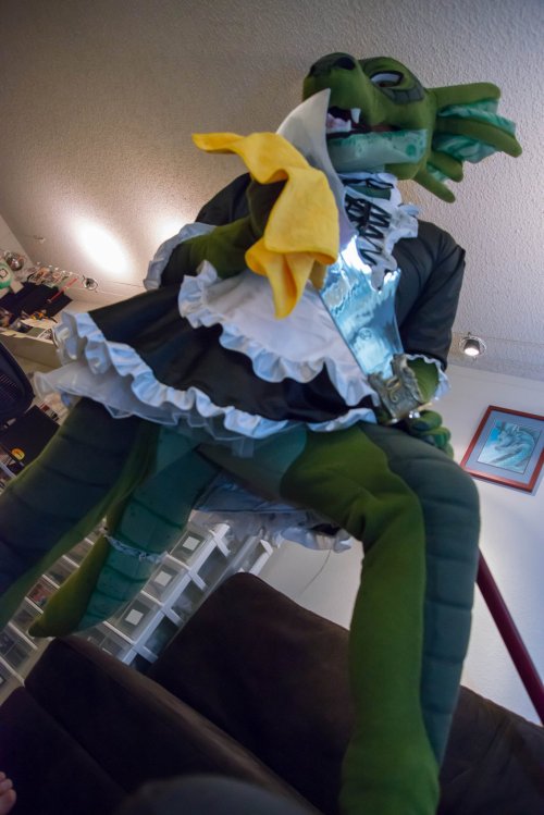 XXX Adorable lusty lizard maid :D  Character photo