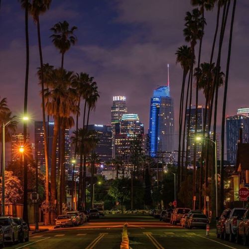 itscaliforniafeelings:  Los Angeles at night 📷 @salomon_pena