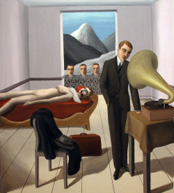 magrittee:  Rene Magritte - The Menaced Assassin (partial) 