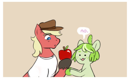 ask-snewpea:@ask-scifresh-pony(Mod: I love your art btw!! your style is so appealing)x3 D’aww