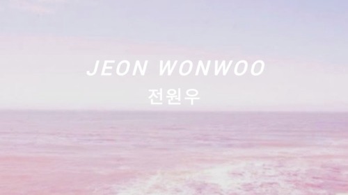 Seventeen Headers - Jeon WonwooOther Members:Seungcheol / Jeonghan / Joshua / Jun / Hoshi / Wonwoo /