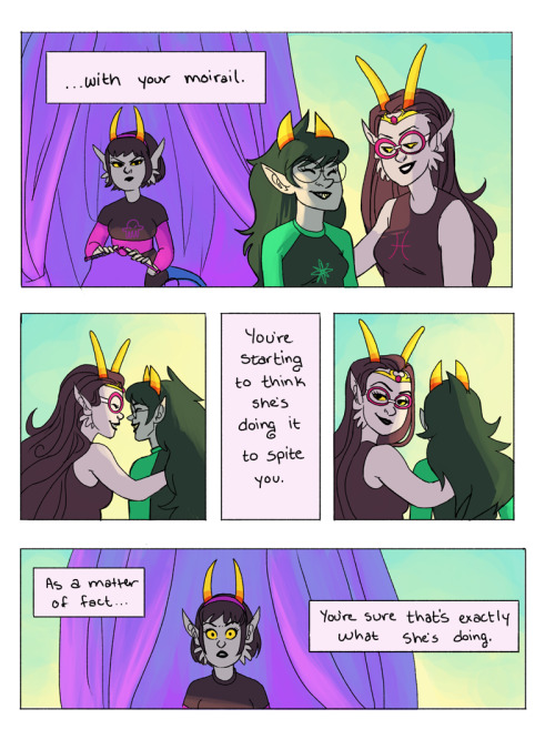 manicpeixesdreamgirl:my ladystuck entry! I’ve never done a multiple-panels-per-page type of comic be