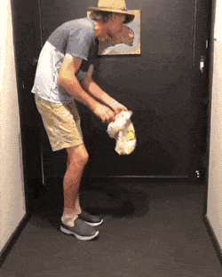 awwww-cute:  This is Bradley practicing his