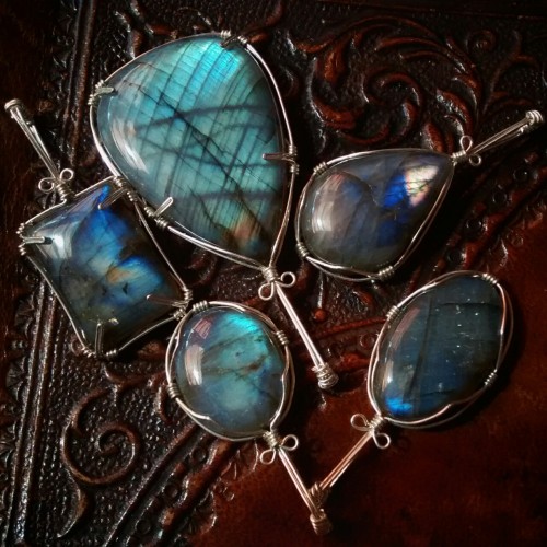 90377:labradorite and rainbow moonstone pendants for sale soon at ~ 90377.etsy.com