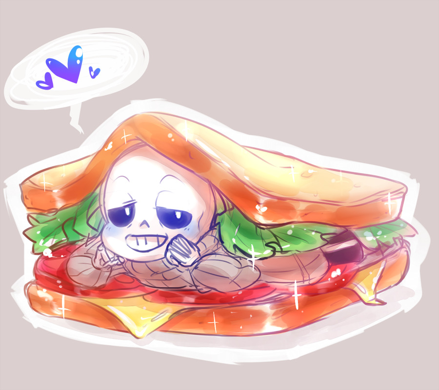 minteacup:   “This sanswich seems to be jam-packed with loaves of pun ♥  “