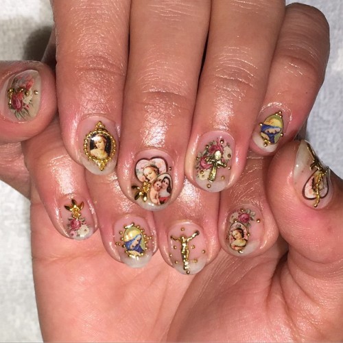 heynicenails:Baroque Nails for Bianca #gelnails #shanail #heynicenails #longbeach #nicenailsfornicep