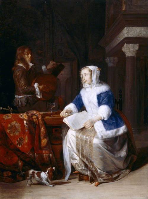 ab. 1660 Gabriel Metsu - The Duet (‘Le corset bleu’) (Upton House) 