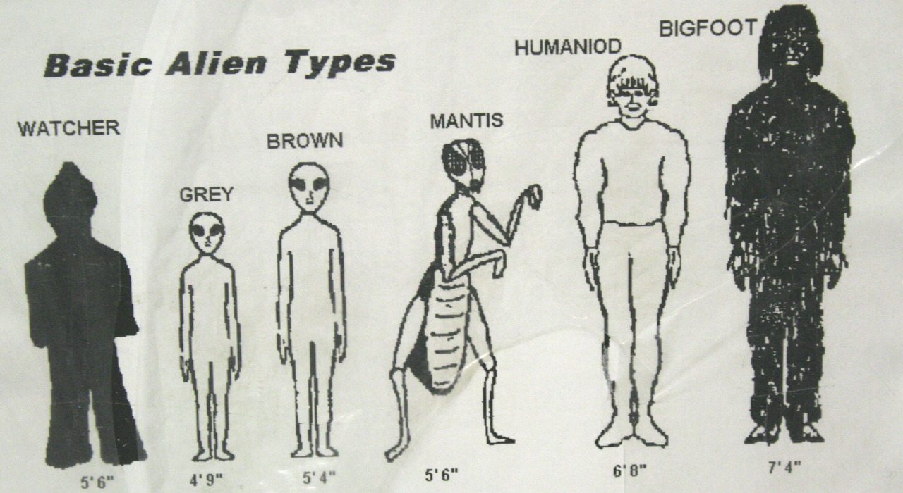 spookysouthwest:  This is a real exhibit from the Roswell International UFO Museum