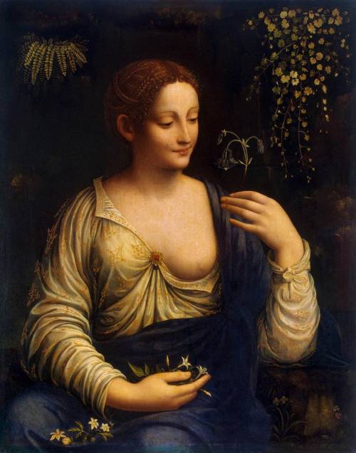 renaissance-art:  Francesco Melzi c. 1517-1521 Flora 