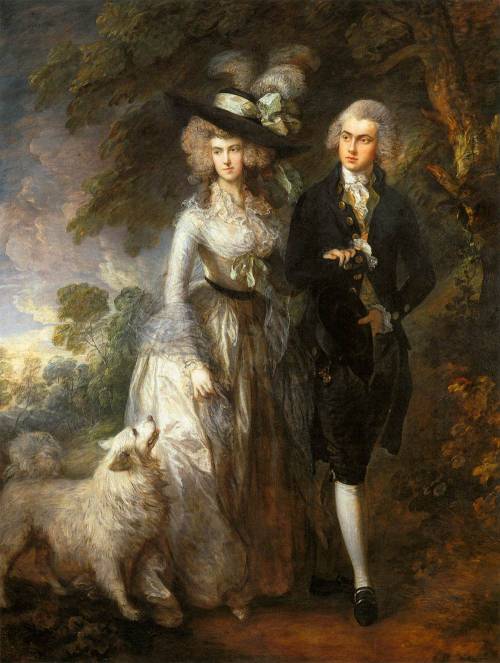 Mr. and Mrs. William Hallett or “The morning walk” by Thomas Gainsborough, 1785