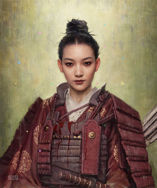 Tomoe Gozen - Onna-bugeisha-Heres the full look at my contribution to the &lsquo;Her Majesty&