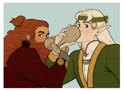 The Besties Three Drinks Before Ruining Aragorn's Wedding