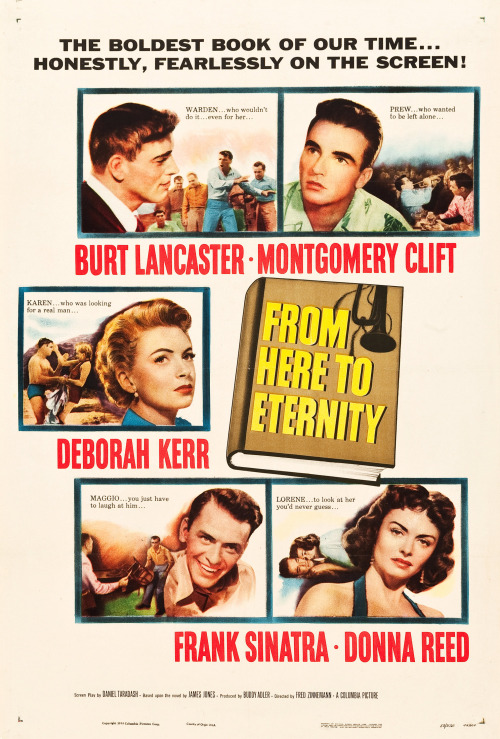 reddraw of from here to eternity movie poster (1953)anyone who read the book? it’s my fav book ever