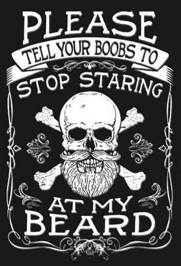 silverfox-dom:  wykyd-jade:  the-diary-of-tess:  Sorry.. the girls have a mind of their own.. especially where beards are concerned 