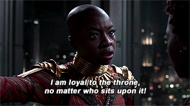 captainmarvels:  “Nakia and Okoye are allowed to be the full expressions of themselves, as women pursuing their passions while determining how their lives will unfold.    “Black Panther” offers a refreshing reprieve from the misogynistic media with