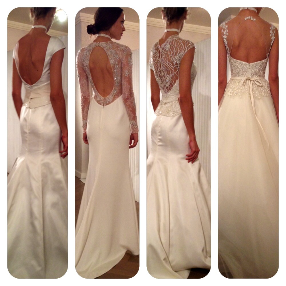 Trend: Wedding Dress Backs
Here are some of my favorite backs from Rivini’s new Fall 2014 collection. While the front of the dress important, the back is where you get to make your statement! There is a way to be sexy and bridal. By doing a low back...