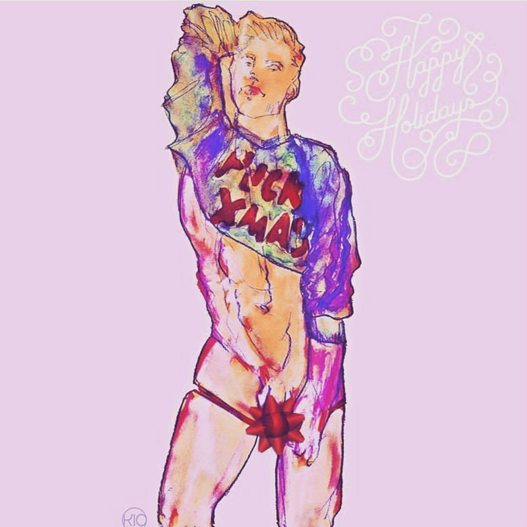 exterface:FAN MALE: Wishing you some happy holidays with @kenrodeo by @artofkio in