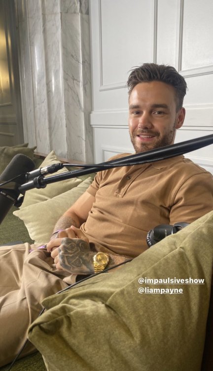 Liam yesterday filming an episode for Impaulsive show via dylanlandonlive IG stories - 21.05