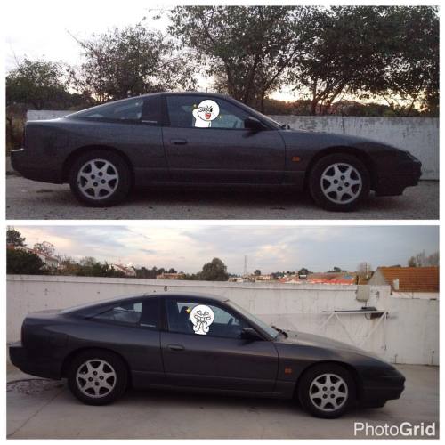 Grão a grão&hellip; #nissan #200sx #s13 #rs13 #jdm #schassis #baloes #yokohama #re
