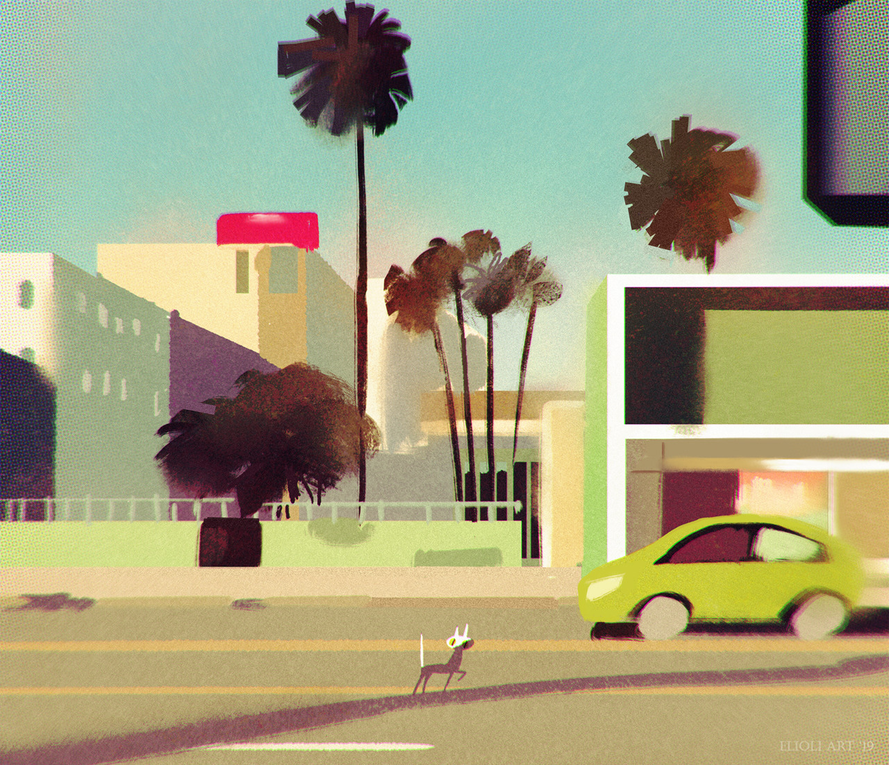 elioli-art:  The top four were inspired by some photos we took around Hollywood and