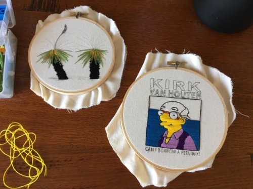 Works in progress by @embroiderybyjessi (on Instagram/FB) etsy.com/au/shop/embroiderybyjessi