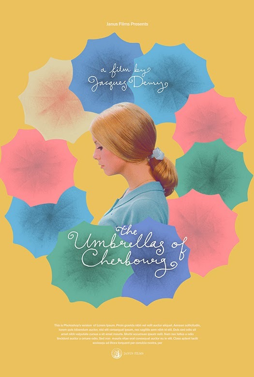 POSTER: THE UMBRELLAS OF CHERBOURG
Designed by Sam Smith
the wonderful Sam Smith recently posted a collection of B-sides, graphic design work that ultimately never made it to print. his alt. take on Jacques Demy’s classic musical is my favorite of...