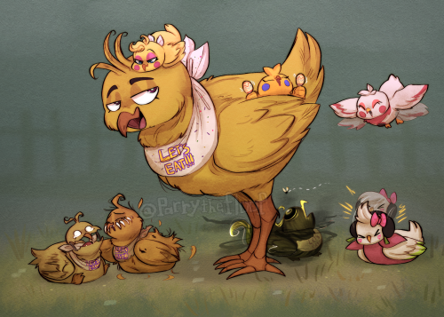  ChickensI’ve been meaning to draw all the chica beans!