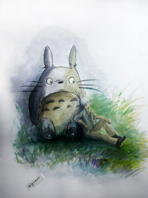 Ginko x Totoro crossover :) 