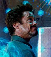 Tony Stark + Smiling Through The Movies