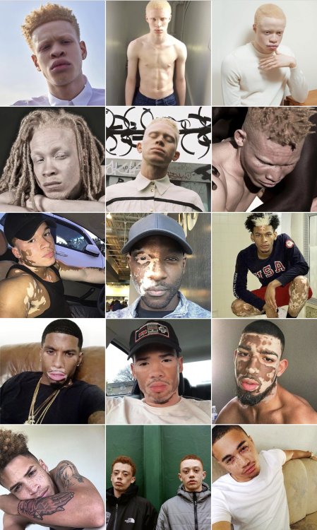 markeebnyc:  obviouslyoutstanding:  HAPPY BLACK HISTORY MONTH!!!!!!   I Wanted To Celebrate All Men Of Color. Albinism, Vitiligo, Redheads, Freckles, Light, Caramel, Brown & Dark-skinned. This Post Means More To Me Then Just Celebrating Eye Candy