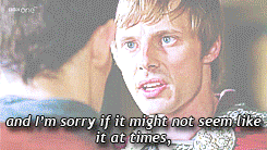 ofkingsandlionhearts:Merlin Post-Finale AU: One morning after finally returning to Camelot, Merlin f